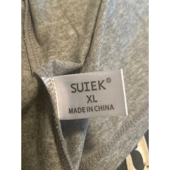 NWT Suiek Gray Nursing Cami Adjustable Straps Cotton/Spandex Size XL - Picture 5 of 6